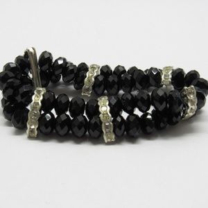 Vintage Crystal Faceted Bracelet
